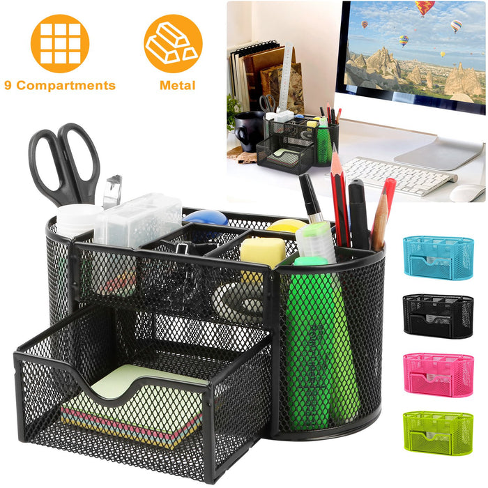 Organizador de escritorio con compartimentos