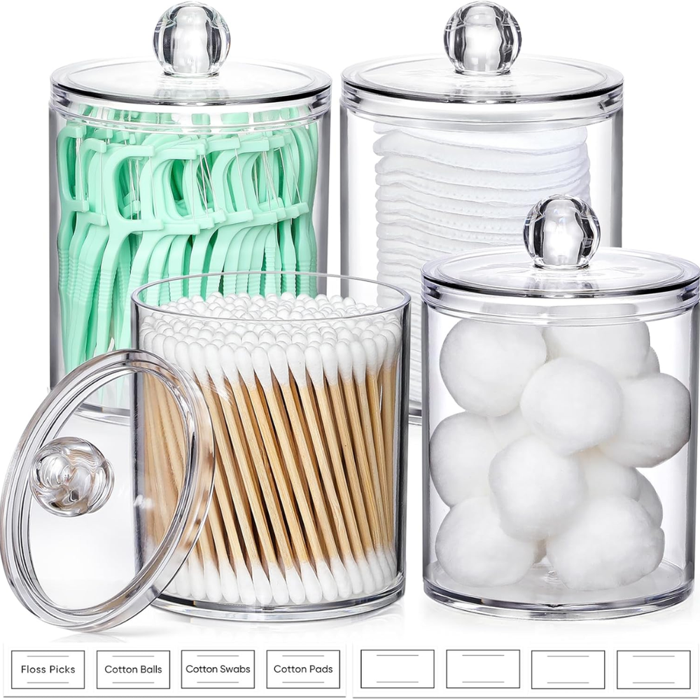 Set de frascos acrílicos para baño