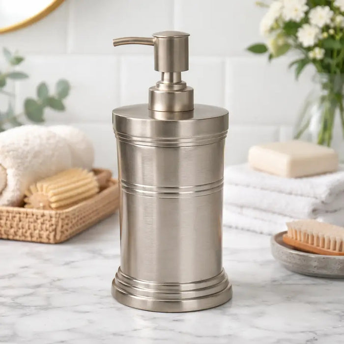 Dispensador de detergente líquido de acero